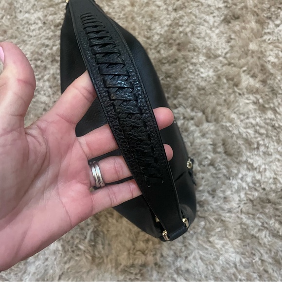 Cole Haan Black Leather Hobo Bag - Picture 4 of 16